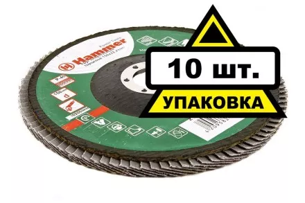 Круг Лепестковый Торцевой (КЛТ) HAMMER КЛТ 1 Ф150х22 Р40 213-010 купить в Ноябрьске