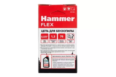 Цепь пильная HAMMER 0,325&#039;&#039;-1,5мм-76зв купить в Ноябрьске