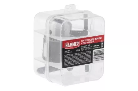 Патрон для дрели HAMMER Ф13мм 3/8&quot; (208-103) купить в Ноябрьске
