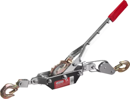 Лебедка ручная рычажная MIRAX, тросовая, 1,5т, 1,8м 43130-1.5 купить в Ноябрьске