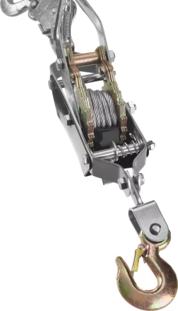 Лебедка ручная рычажная MIRAX, тросовая, 1,5т, 1,8м 43130-1.5 купить в Ноябрьске