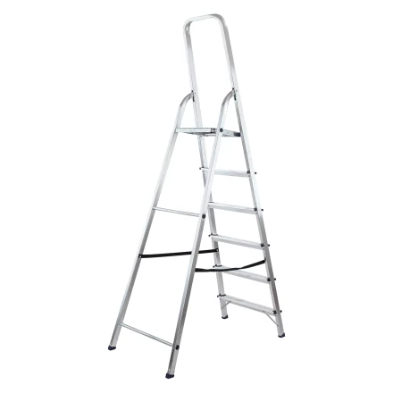 Стремянка усиленная MTX 9771577, 6 ступеней, алюминиевая, Россия купить в Ноябрьске