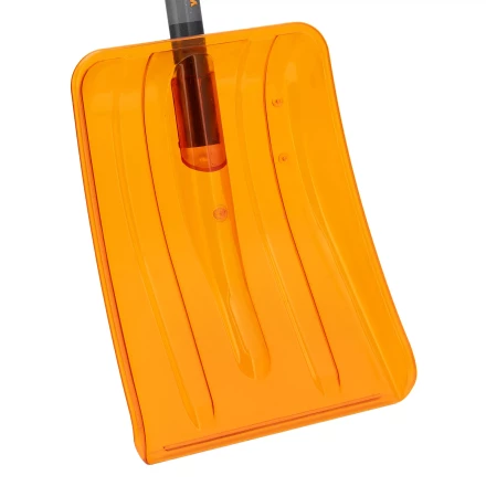 Лопата для уборки снега Сибртех 61673, поликарбонат, 270х360х840 мм, стальной черенок, усиленная купить в Ноябрьске