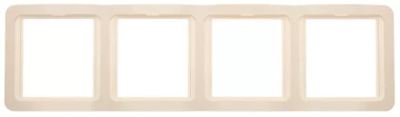 Панель СВЕТОЗАР &quot;ГАММА&quot; четверная вертикальная, цвет бежевый SV-54151-B купить в Ноябрьске