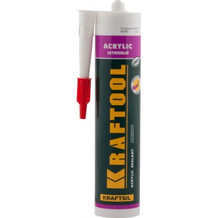 Герметик акриловый KRAFTOOL белый, 300мл 41251-0 купить в Ноябрьске