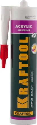 Герметик акриловый KRAFTOOL белый, 300мл 41251-0 купить в Ноябрьске