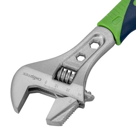 Ключ разводной Сибртех, 200мм, переставная губка, 2-х комп.рукоятка, 15598 купить в Ноябрьске