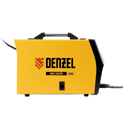 Аппарат инвертор. полуавтомат. cварки Denzel IMIG-185SDR 94363, 180 А, ПВ 60%, катушка 5 кг купить в Ноябрьске