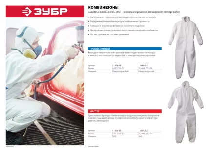 Комбинезоны защитные серия ПРОФЕССИОНАЛ купить в Ноябрьске