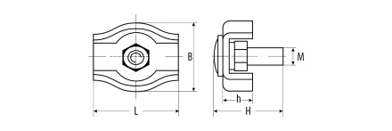 Зажимы троса одинарные пакет серия Без серии купить в Ноябрьске