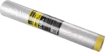 Пленка STAYER &quot;PROFESSIONAL&quot; защитная с клейкой лентой &quot;МАСКЕР&quot;, HDPE, 9мкм, 2,4х15м 12255-240-15 купить в Ноябрьске