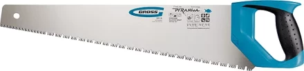 Ножовка по дереву &quot;PIRANHA&quot;,550 мм,сегм.строение рабочей кромки,7-8 TPI,зуб-3D,2-х к. рук-ка GROSS 24119 купить в Ноябрьске