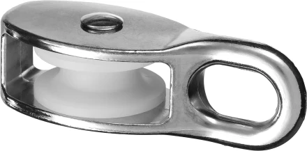 Блок ЗУБР &quot;МАСТЕР&quot; одинарный, оцинкованный, нейлоновый шкив, 9x40мм, 4 шт 4-304585-40 купить в Ноябрьске