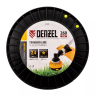 Леска для триммера звезда Denzel, 2,4мм х 260м, на DIN катушке FLEX CORD, 96286 купить в Ноябрьске