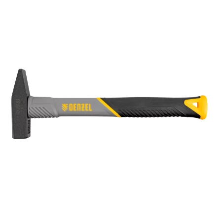 Молоток слесарный, 300 г Denzel, кованый, фибергласовая рукоятка c TPR покрытием 10483 купить в Ноябрьске