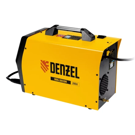 Аппарат инвертор. полуавтомат. cварки Denzel IMIG-205SDR, 200 А, ПВ 60%, катушка 5 кг купить в Ноябрьске