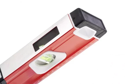 Уровень алюминиевый магнитный 2000 мм с зеркальным глазком MATRIX 2 компонентные рукоятки артикул 34736 купить в Ноябрьске