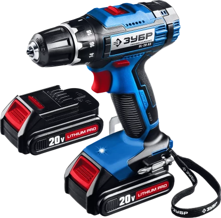 Дрель-шуруповерт 2 АКБ DL-20 A5 серия ПРОФЕССИОНАЛ купить в Ноябрьске