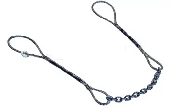 Строп комбинированный 0.9 т L=3.5 м L цепи=1.2 м заплет купить в Ноябрьске