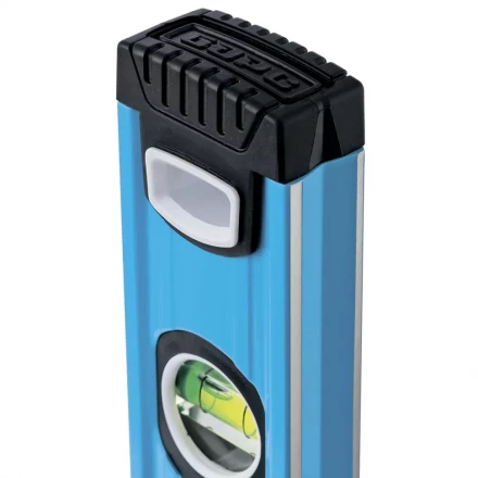 Уровень алюминиевый 2000 мм профиль 1.6 мм фрезерованный ударопрочные заглушки 3 глазка БАРС 34434 купить в Ноябрьске