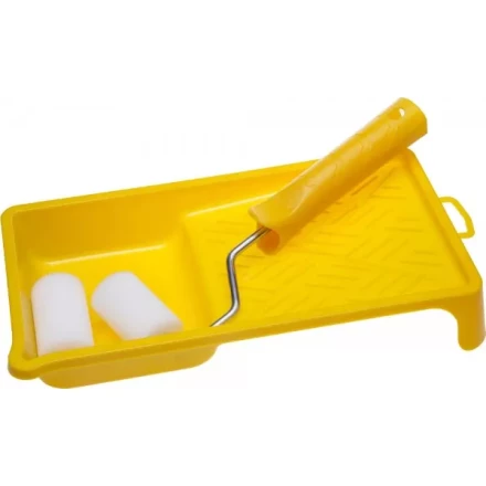 Набор STAYER Валик &quot;ПОРОЛОН&quot; МИНИ с ванночкой, 50мм, 70мм 0544-05-07 купить в Ноябрьске