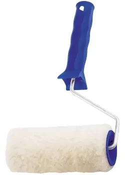 Валик &quot;НАТУРАЛЬНЫЙ МЕХ&quot; с ручкой, в КАТ-КЕЙСЕ, 100мм, ворс 12мм, D-48мм, D ручки-6мм СИБРТЕХ 80120 купить в Ноябрьске