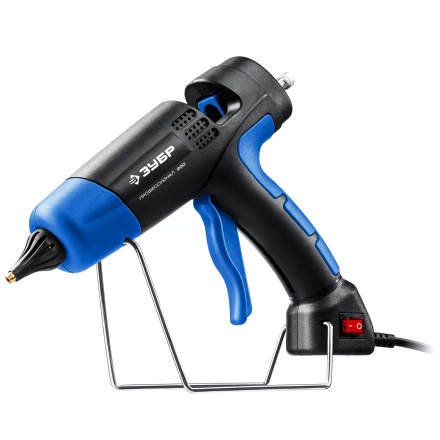 ЗУБР 200, d 11 мм, 20 г/мин, электрический термоклеевой пистолет, Профессионал (06852-11) купить в Ноябрьске