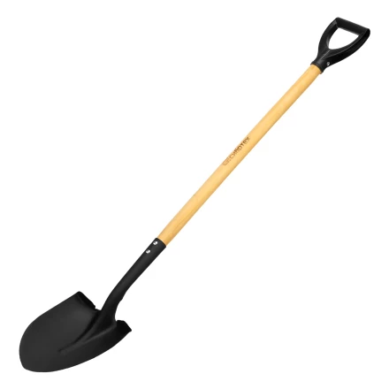 Лопата для сыпучих грузов, 215х285х1325 мм, деревянный черенок с пропиткой, Россия Сибртех 6145655 купить в Ноябрьске