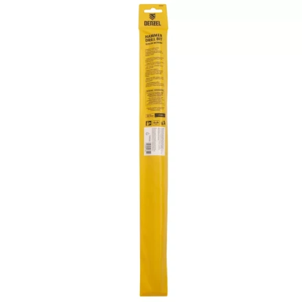 Бур по бетону Denzel, 18 x 460 мм, двойная спираль, три пылеотводящие кромки, 705045 купить в Ноябрьске