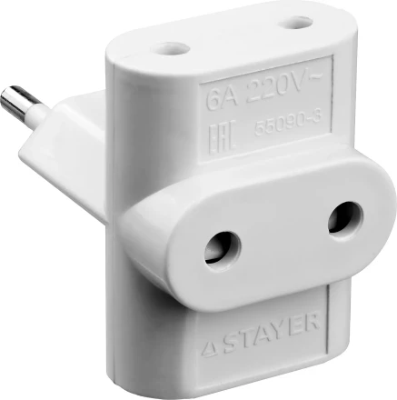 Разветвитель электрический MAXElectro, STAYER 55090-3, 3 гнезда, 6А/220В 55090-3 купить в Ноябрьске