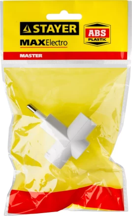 Разветвитель электрический MAXElectro, STAYER 55090-3, 3 гнезда, 6А/220В 55090-3 купить в Ноябрьске