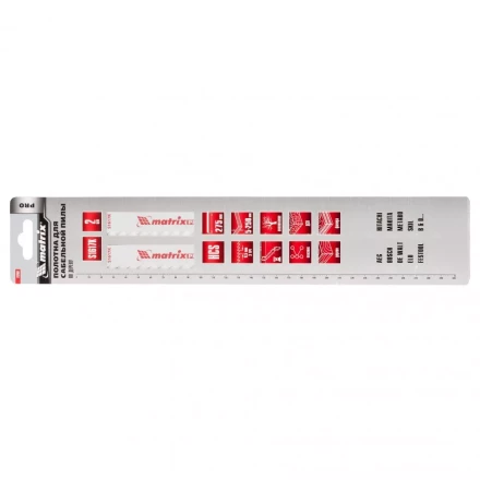 Полотна по дереву для сабельной пилы S1617K 275/8,5мм HCS 2 штуки PRO Matrix 782007 купить в Ноябрьске