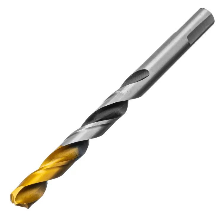 Сверло спиральное по металлу Denzel 10 x 133мм, Р6М5, Golden Tip, многогранная заточка, 718285 купить в Ноябрьске
