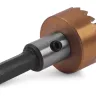 HSS-TiN коронка MESSER  26мм с центр. сверлом и толкающей пружиной для  лист. материала  до 2 мм ц/х купить в Ноябрьске