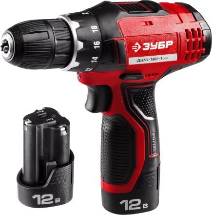 Дрель-шуруповерт 2 АКБ ДШЛ-122-1 КН серия МАСТЕР купить в Ноябрьске