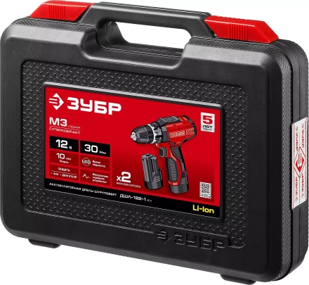 Дрель-шуруповерт 2 АКБ ДШЛ-122-1 КН серия МАСТЕР купить в Ноябрьске