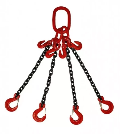 Строп цепной TOR 4СЦ г/п 26,5 т 9,0 м с укорачивающими крюками 1014703 купить в Ноябрьске
