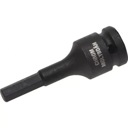 Торцовая головка KRAFTOOL &quot;INDUSTRIE QUALITAT&quot; ударная (1/2&quot;), HEX, Cr-Mo, фосфатированная, H8 27950-08_z01 купить в Ноябрьске