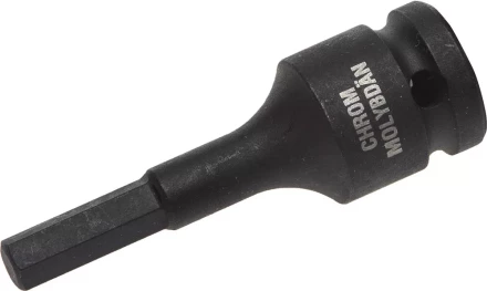 Торцовая головка KRAFTOOL &quot;INDUSTRIE QUALITAT&quot; ударная (1/2&quot;), HEX, Cr-Mo, фосфатированная, H8 27950-08_z01 купить в Ноябрьске