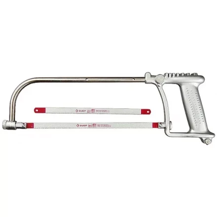 Набор ЗУБР Ножовка &quot;СОЮЗ&quot; многоф. 3-в-1: по металлу, кафелю, стеклу, приспособ. для отлома, в компл 2 полотна по металлу 4-15727 купить в Ноябрьске