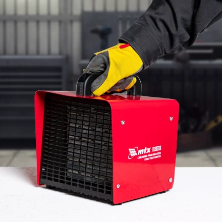 Тепловая пушка керамическая SHCL-3000, квадратная, 230 В, 480 м3/ч, 1/3 кВт// MTX 96403 купить в Ноябрьске