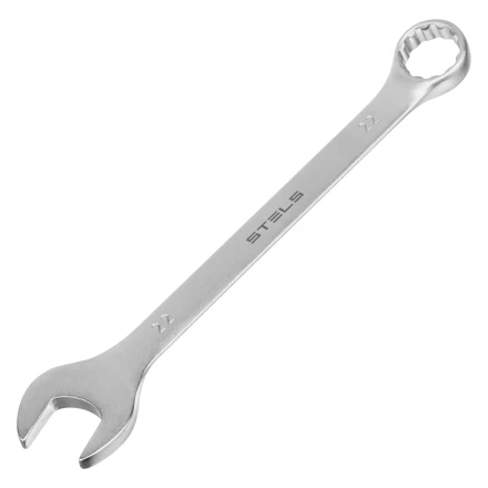 Набор ключей комбинированных Stels 15421, 6-22 мм, 12 шт, CrV, матовый хром купить в Ноябрьске