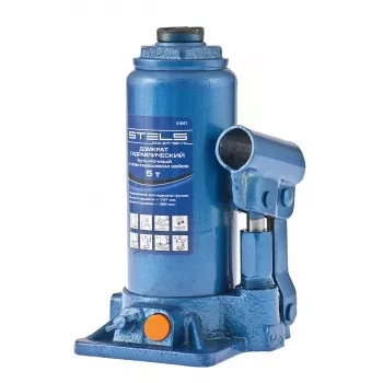 Домкрат гидравлический бутылочный 5 т h подъема 197–382 мм STELS 51097 купить в Ноябрьске