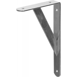 Уголок-кронштейн STAYER &quot;MASTER&quot;, усиленный, 250х150х30х4мм, оцинкованный 37420-5