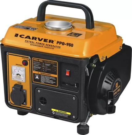 Генератор бензиновый CARVER PPG- 950 купить в Ноябрьске