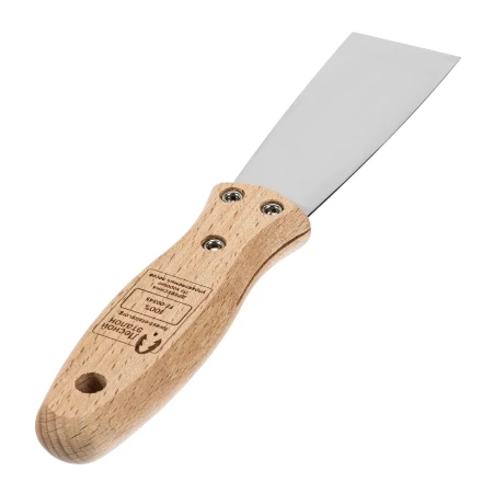 Шпательная лопатка из нержавеющей стали, 40 мм, буковая рукоятка, EFP Matrix 85610 купить в Ноябрьске