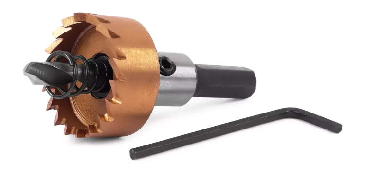 HSS-TiN коронка MESSER  27мм с центр. сверлом и толкающей пружиной для  лист. материала  до 2 мм ц/х купить в Ноябрьске