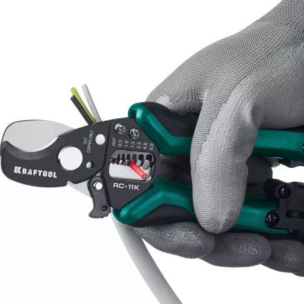 Кабелерез RC-11K со съемником изоляции 3в1 22696-3 купить в Ноябрьске