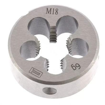 Плашка М18 х 2,5 мм СИБРТЕХ 77052 купить в Ноябрьске