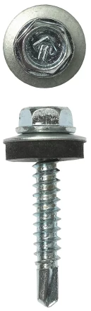 Саморезы ЗУБР &quot;ПРОФЕССИОНАЛ&quot; оцинков., для крепл. кров. матер. к дерев. обреш., 4.8x50мм, 250шт 4-300315-48-050 купить в Ноябрьске